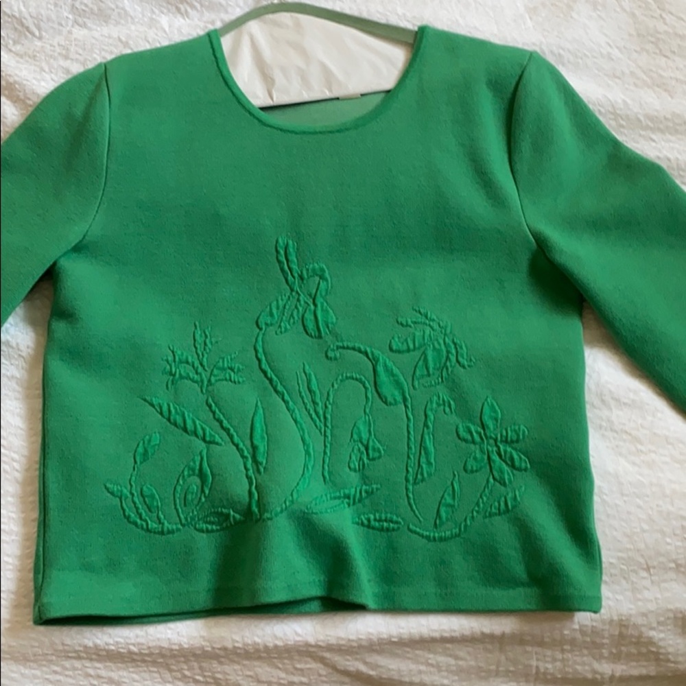 Green sweater
